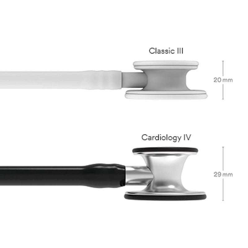 [Australia] - Adult + Pediatric Diaphragm Replacement - Fits Classic III (3) and Cardiology IV Stethoscopes + 2 Extra Ear Pieces, Compatible with Littmann and Other Stethoscopes 