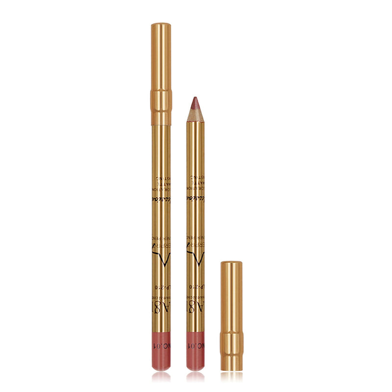 [Australia] - FANICEA 8 Colors Matte Lip Liner Pencil Set Natural High Pigmented Waterproof Long Lasting Non-Sticky Ultra Fine Contour Shaping Smooth Makeup Lip Liners with Pencil Sharpener 