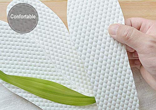 [Australia] - 10Pairs Disposable Breathable Barefoot Insoles Sweat Absorption Insoles Odor Eliminator Comfortable Shoe Insert Pads for Running Walking (Women Size) Women Size 
