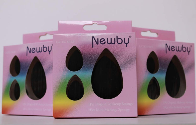 [Australia] - Dupe Beauty Blender 3pc Makeup Sponge (Black) 