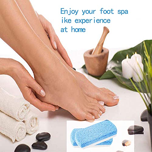 [Australia] - KLLENAKIY Foot Pumice Scrubber Stone for Feet Thick Skin buildup Callus Remover and Cuticle (Blue) Blue 