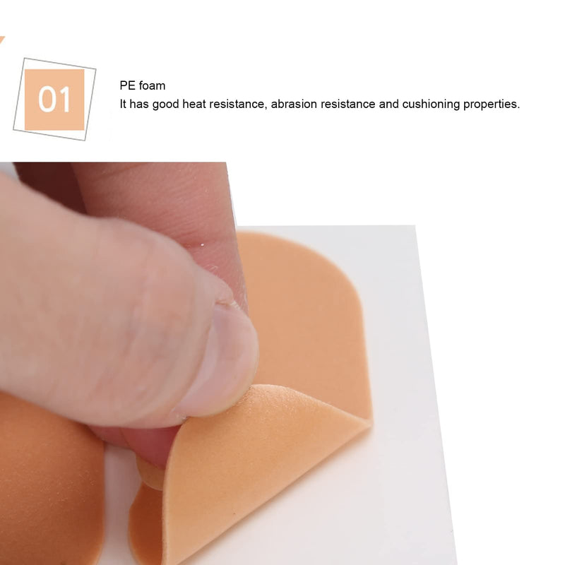 [Australia] - 15 Sheets Moleskin for Feet, Waterproof Adhesive Foam Foot Care Tape High-Heeled Sticker for Chafing Blister Prevention 