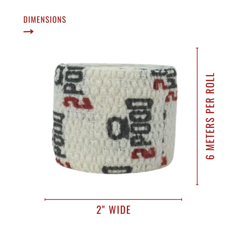 [Australia] - 2POOD Lift Heavy Thumb Tape 3-Pack | Premium Adhesive Tape for Weightlifters | Easy Stretch & Flexible for Non-Slip Lifting (White) White 3 Count (Pack of 1) 