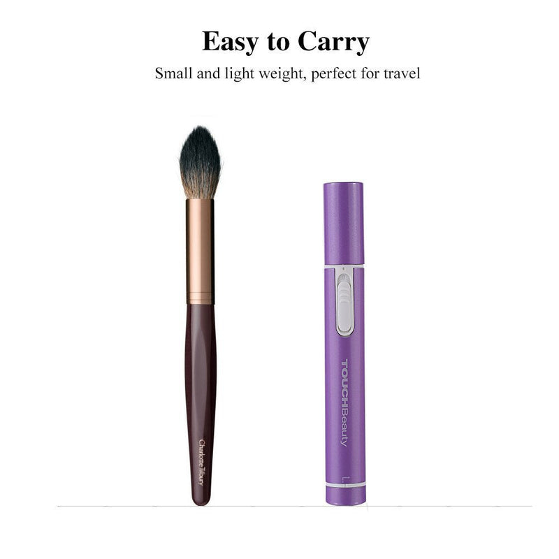 [Australia] - TOUCHBeauty Nose Hair Trimmer,Portable Electric Nose Ear Hair Trimmer,Personal Groomer Hair Removal,Battery Powered,Purple TB-0656P (Upgraded Version) 