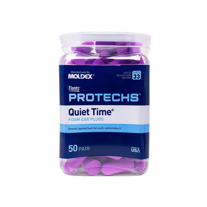 [Australia] - Flents Ear Plugs, 50 Pair, Ear Plugs for Sleeping, Snoring, Loud Noise, Traveling, Concerts, Construction, & Studying, NRR 33 50 Pair (Pack of 1) 