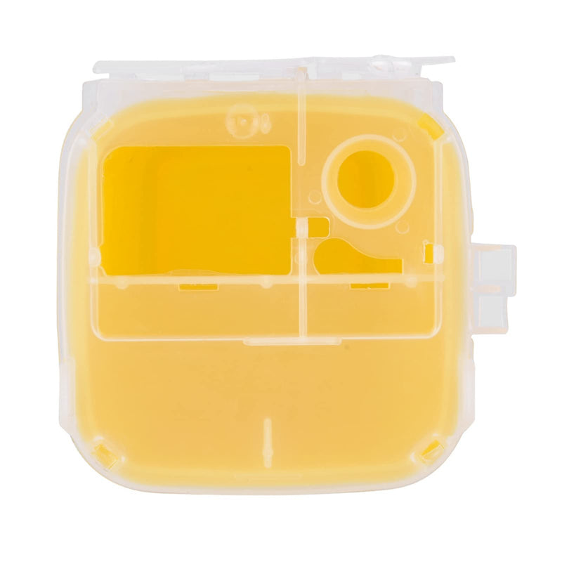 [Australia] - Sharps Bin, Jadeshay Mini Sharp Needle Tattoo Container Plastic Sharp Container Needle Disposal,1L Medical Waste Bin Box (Yellow) Yellow 