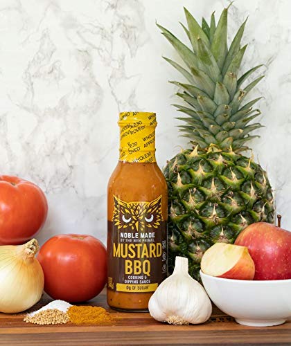 [Australia] - Noble Made by The New Primal Mustard BBQ Cooking & Dipping Sauce, Carolina Gold, Whole30 Approved, Paleo, Certified Gluten Free, Dairy and Soy Free, Keto, 12 Oz Glass Bottle (1 Count) 