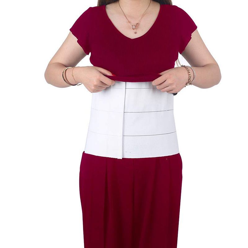 [Australia] - Abdominal Binder Women Bariatric Tummy Binder Compression Stomach Support Wrap for Women Bariatric Band Compression Belt Stomach Wraps Medical Waist Binder After Surgery Belly Band (40-47 in) 