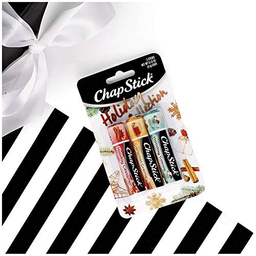 [Australia] - Chapstick Holiday Collection 2017, Pack of 3, Holiday Cinnamon, Caramel Creme & Holiday Cocoa, 0.15 Oz Ea 3 Count (Pack of 1) 