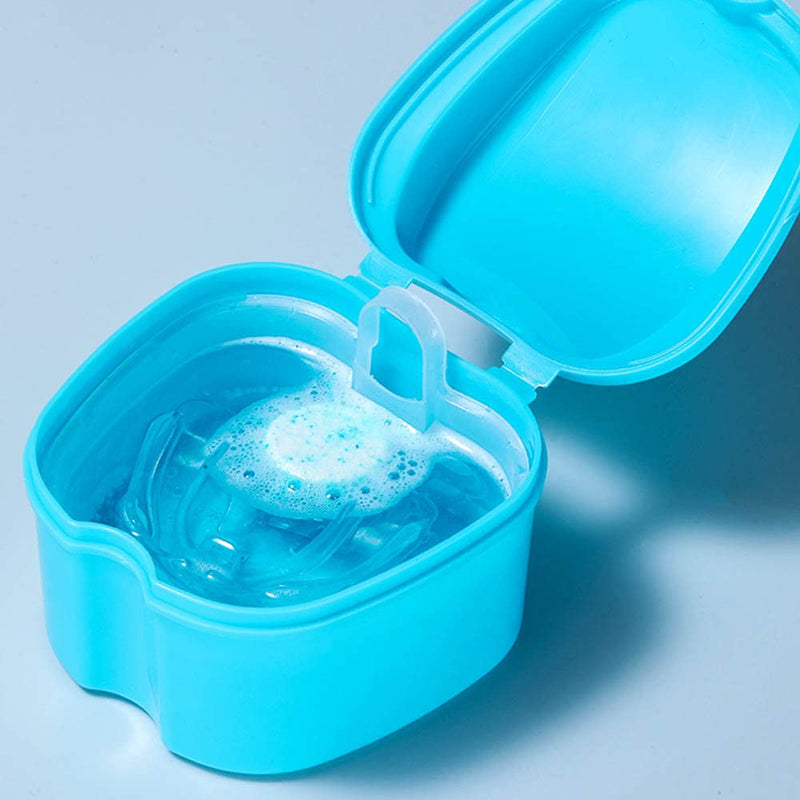 [Australia] - Retainer Case Portable,Denture Box Easy-Clean 