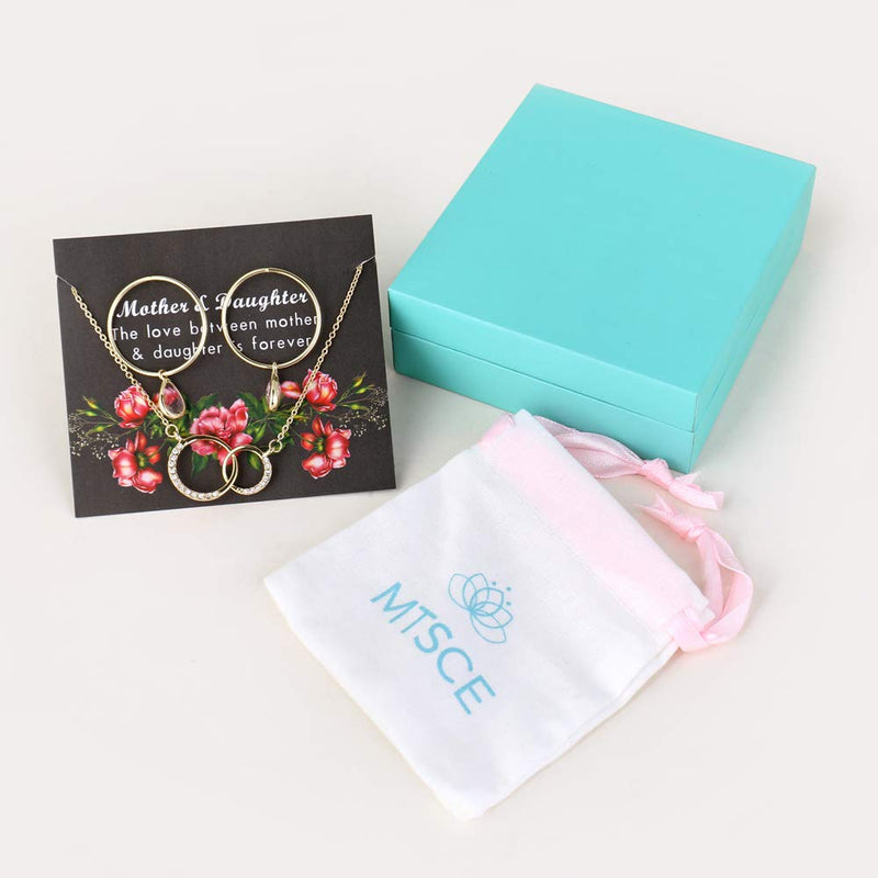 [Australia] - MTSCE Mother's Day Gift Earrings and Necklace Set for Mother Women 