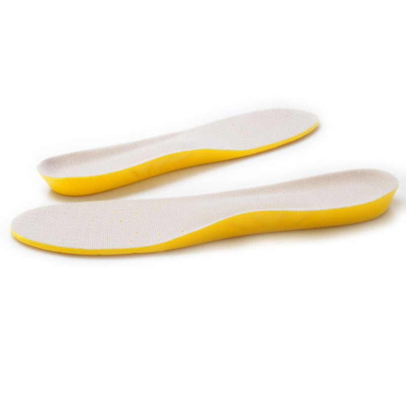 [Australia] - Shoe Insoles, Memory Foam Insoles, Providing Excellent Shock Absorption and Cushioning for Feet Relief, Comfortable Insoles for Men and Women for Everyday Use, S [US : 4.5-6.5] Yellow S [US : 4.5-6.5] 