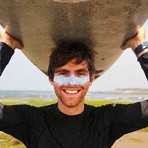 [Australia] - Aloha Care Sun Stick SPF 50+ | Face Mineral Sunscreen for Surfing | Eco-friendly Paper Tube 20g (2-pack blue + beige) 2-pack blue + beige 