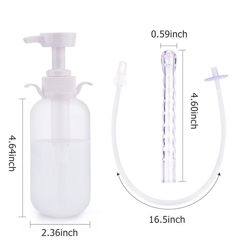 [Australia] - Vaginal Cleansing System-Reusable Vagina Douche Cleaner for Women-Anal Douche Vagina Cleaning Kit Manual Pressure Enemas Non-Toxic 100% Safe 300ml Capacity 
