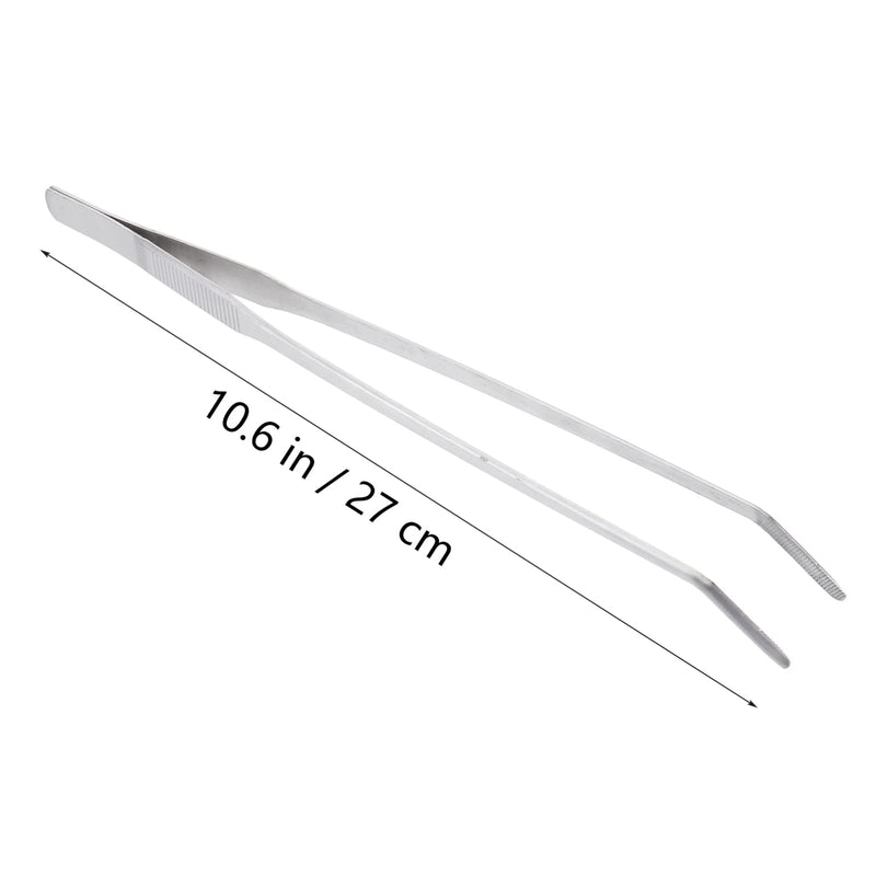 [Australia] - Balacoo Aquarium Tweezers Extra Long 10 inches, Stainless Steel Curved Tweezers 27cm Extra Long Tweezers for Fish Tank Plant Aquascape Tools, Feeding Tongs 