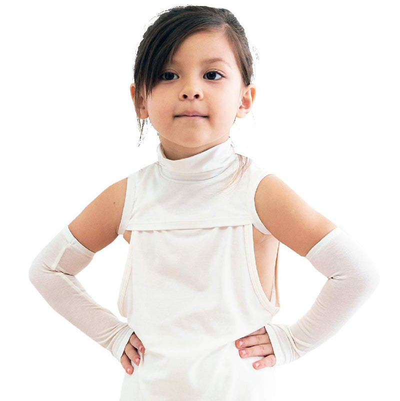 [Australia] - Edenswear Zinc-Infused Sleeves Bandage for Kids with Eczema - Wet Wrap Therapy (Small) Small 