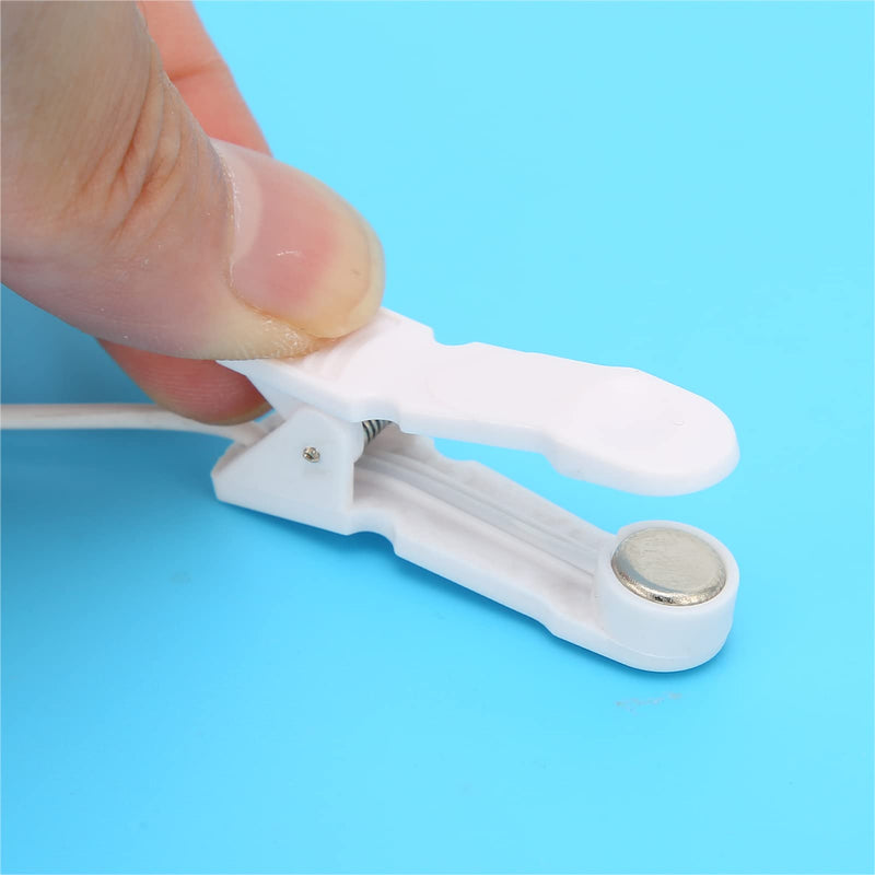 [Australia] - TENS Wire Cable, 2.5mm Portable Ear Clip Electrode Wire, Connecting Cable Accessory for Digital TENS Massage Machine 