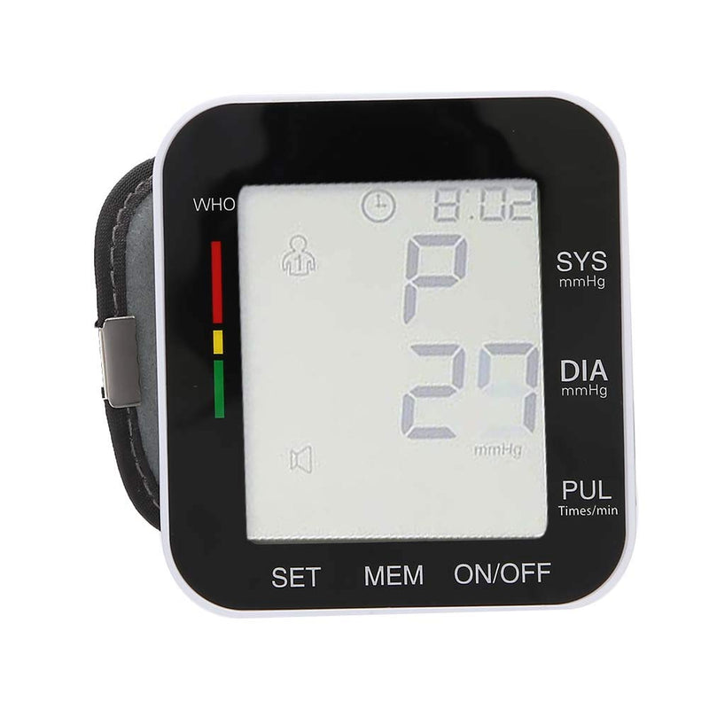 [Australia] - Wrist Blood Pressure Monitors,Digital Blood Pressure Meter With Voice Broadcast 99 Groups Of Memory Data,Professional Pulse Rate Detection Meter For Home 