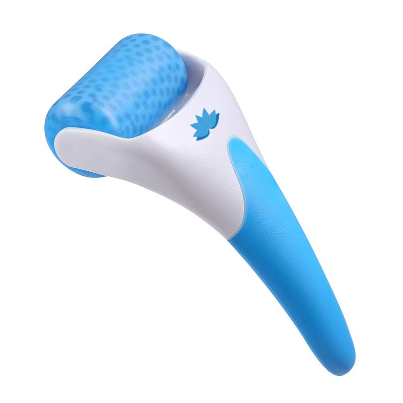 [Australia] - Ice Roller Face Massager - Brighten Complexion and Reduce Wrinkles/Therapeutic Cooling to Naturally Tone & Tighten, Under Eye Puffiness/Facial Cool Ice Rollers for Migraine + Pain Relief (Blue) Blue 