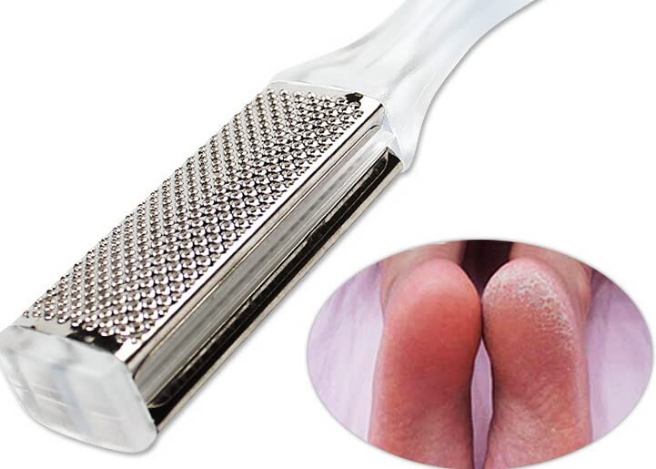 [Australia] - J.J Store® Pedicure Foot Rasp File Scruber Hard Dead Rough Skin Callus Remover 2-Side Safe Metal Foot File Pedicure Callus Remover 