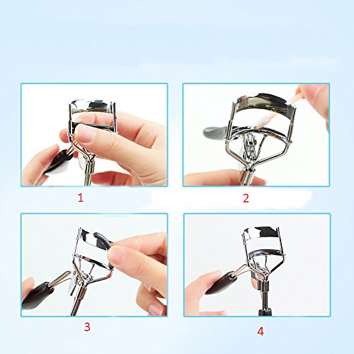 [Australia] - 5PCS/18PCS Silicone Replacement Cushion Eyelash Curler Rubber Refills Pad Makeup Tool for Most Eyelash Curler (Black(5PCS)) Black(5PCS) 