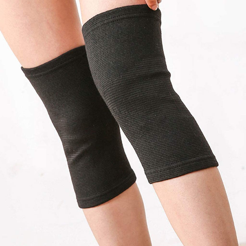 [Australia] - WT-DDJJK Non Slip Sleeve, Unisex Knee Support Sleeves Bamboo Charcoal Fabric Sports Compression Warm Brace Anti-Slip Wrap Pads Joint Pain Injury Recovery 