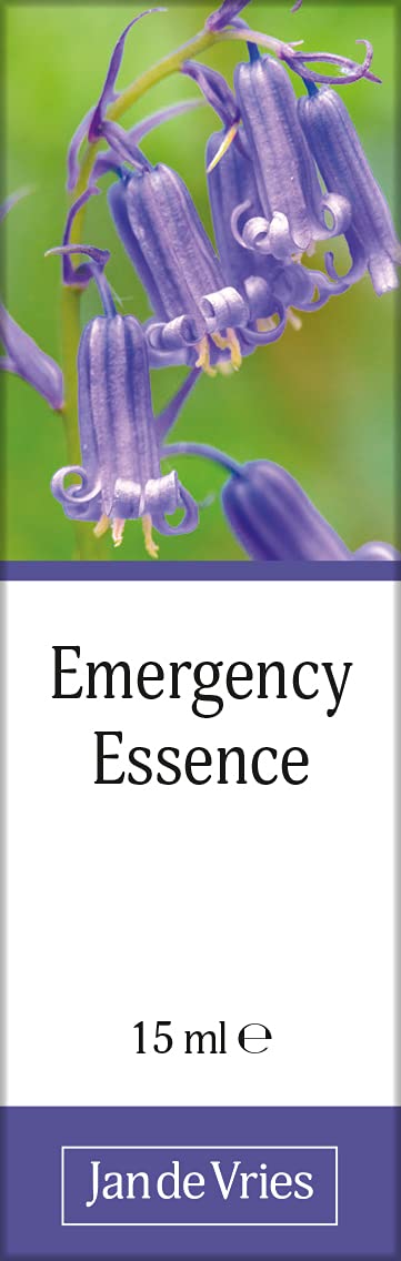 [Australia] - Jan De Vries Emergency Essence | Calm & Steady the Emotions | Contains Star of Bethlehem, Bluebell & Yarrow | 15ml 15 ml (Pack of 1) 