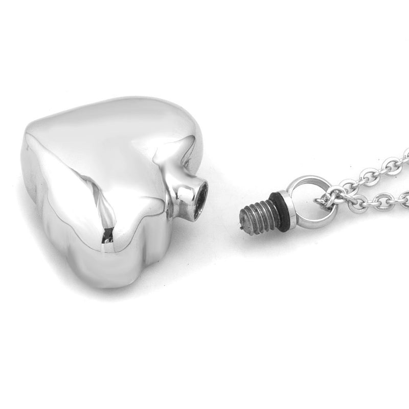 [Australia] - CLY Jewelry Urn Necklace for Ashes Guardian Angel Wings Feathers with Love Heart Pendant Necklace Infinity Wings 