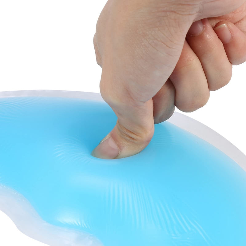 [Australia] - Silicone Massage Table Pads Soft Gel Face Nap Relax Massager Pillow Pad Massage Accessories Suitable for Office Table SPA Bed Relax Beauty Salon Skin Care Use(Blue) Blue 