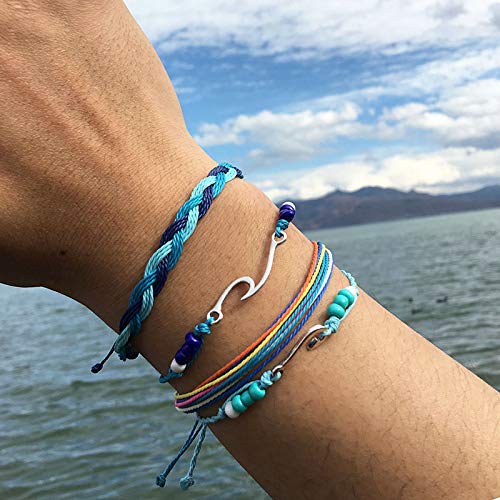 [Australia] - choice of all Vsco Anklet Bracelets for Women Waterproof Beach Anklet Bracelet for Teen Girls 14pcs 