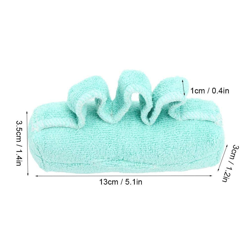 [Australia] - Garosa Fingers Separation Pad, Finger Contracture Cushion Palm, Finger Grips Splitter, Palm Protector with Separators for Elder Bedridden Stroke Hemiplegic Patient Hand Care (Green) Green 