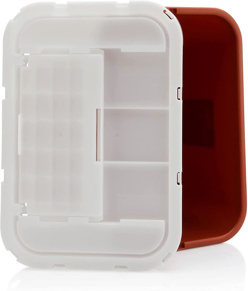 [Australia] - Professional Sharps Container 1 Gallon | Large Puncture Resistant Biohazard Medical Waste Disposal Box for Safe Needle and Syringe Collection | Approved for Home and Professional use Plus Bio Disposal Guide (1 Pack) 