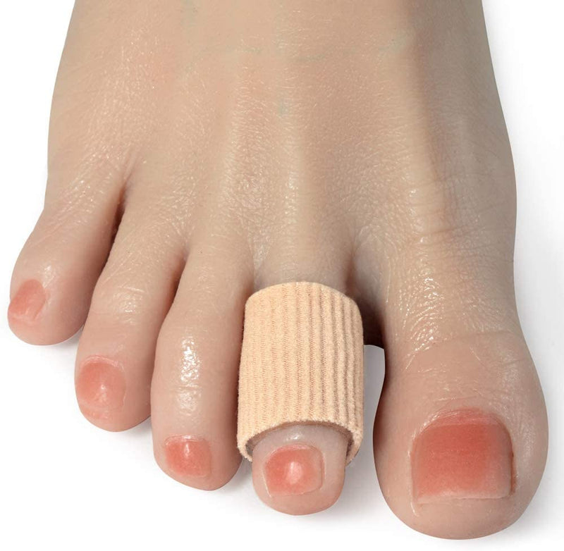 [Australia] - Bessy shop Toe Cushion Tube, 3Pcs CuttableToe Tubes Sleeves Soft Gel Toe Sleeve Protectors for Cushions Corns Relief Toe Pressure Pain 