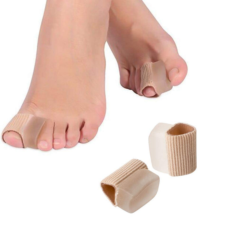 [Australia] - Dr.Pedi Hammer Toe Straightener Protector Sleeve Tube with Big Toe Gel Spacers Cushion for Bunion Hallux Valgus Toe Alignment Overlap Toes, Bounce Outdoor Fresh, 2.1164 Ounce 10 Ounce, 4 Count 