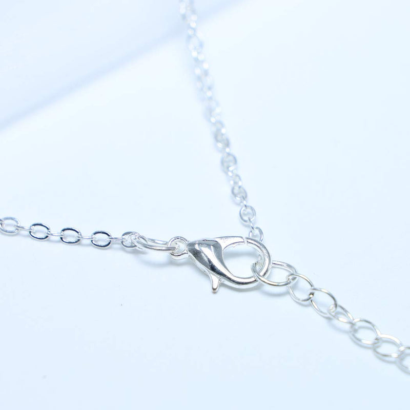 [Australia] - TseanYi V Shaped Necklace Choker Silver Arrow V Pendant Necklaces Chain Chevron V Bar Necklace Jewelry (Silver) 