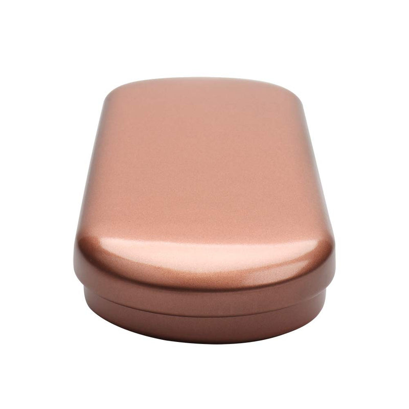 [Australia] - Professional Tweezers Storage Case Activated Sealed Box Eyelash Extension Tools Container, 1 Pc, Rose Gold 