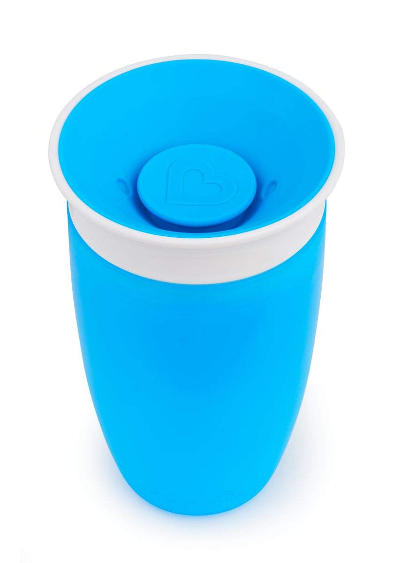 [Australia] - Munchkin Miracle 360 Cup, Baby and Sippy Cup, Ideal Sippy, Water and Weaning Cup 12+ Monthss, 10 oz/ 296 ml, Blue. 