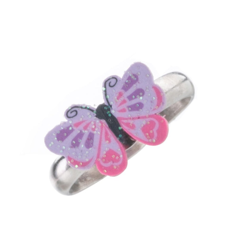 [Australia] - Adjustable Rings Set for Little Girls - Colorful Cute Unicorn, Butterfly Rings for Kids, Children's Jewelry Set rings 1 