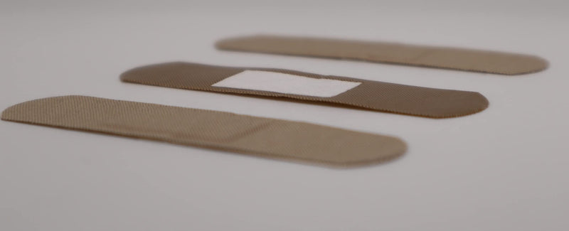 [Australia] - Greener Plasters 100% Plastic Free - Bamboo Hypoallergenic Latex Free Medical Plasters - 25 Sticky plasters per Box - Ocean Safe and Zero Waste 