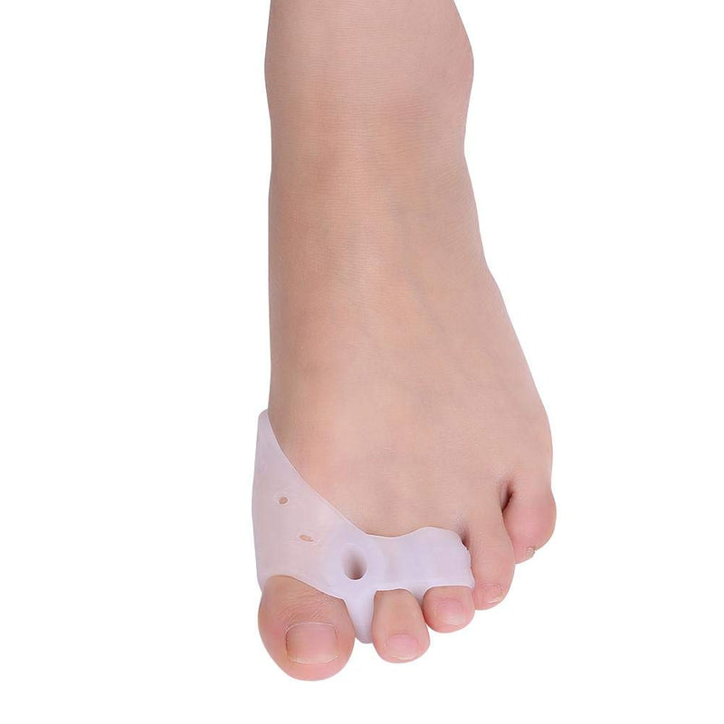 [Australia] - Toe Separator,2 Pairs Gel Toe Separator for Bunion Hallux Valgus Hammer toes Anti-Skid Breathable Toe Spreader el Big Toe Bunion Guard 