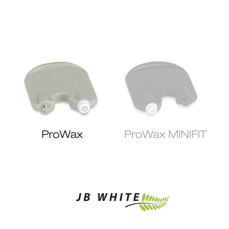 [Australia] - JB White ProWax Hearing Aid Filters for Oticon and Bernafon Speakers, 3x Dispenser Disc with 6 Tools and 6 Filters, Grey (Pack of 18) 