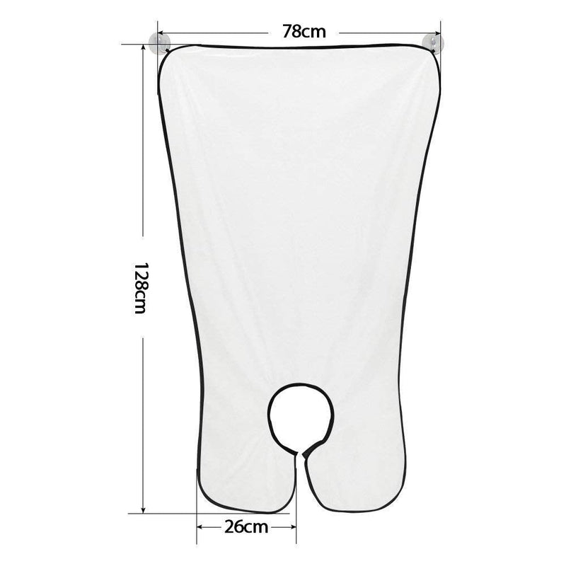 [Australia] - Beard Trimmer Catcher, JT JUSTIME Beard Shaving Apron Bib Moustache Grooming Kit with Shaping Tool for Men's Trimming Hair Cutting Cape 