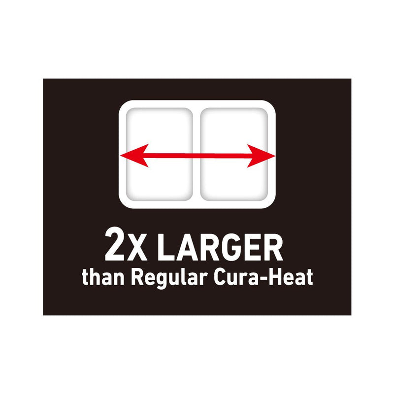 [Australia] - Cura-Heat Back Pain MAX Size 2 Patches & Back Pain MAX Size Direct-to-Skin, Pack of 2 2 Count (Pack of 1) + Cura-Heat 