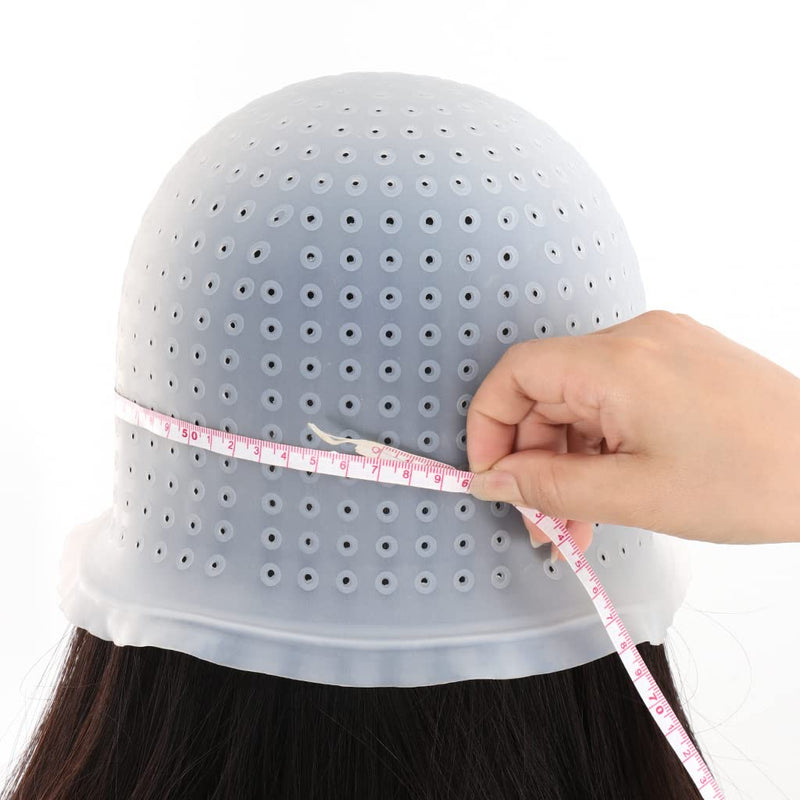[Australia] - Yusglvia Hair Coloring Hat (Holes Pre-punched), Silicone Hair Highlighting Cap, For Hair Dyeing DIY Salon, with Hair Hook 