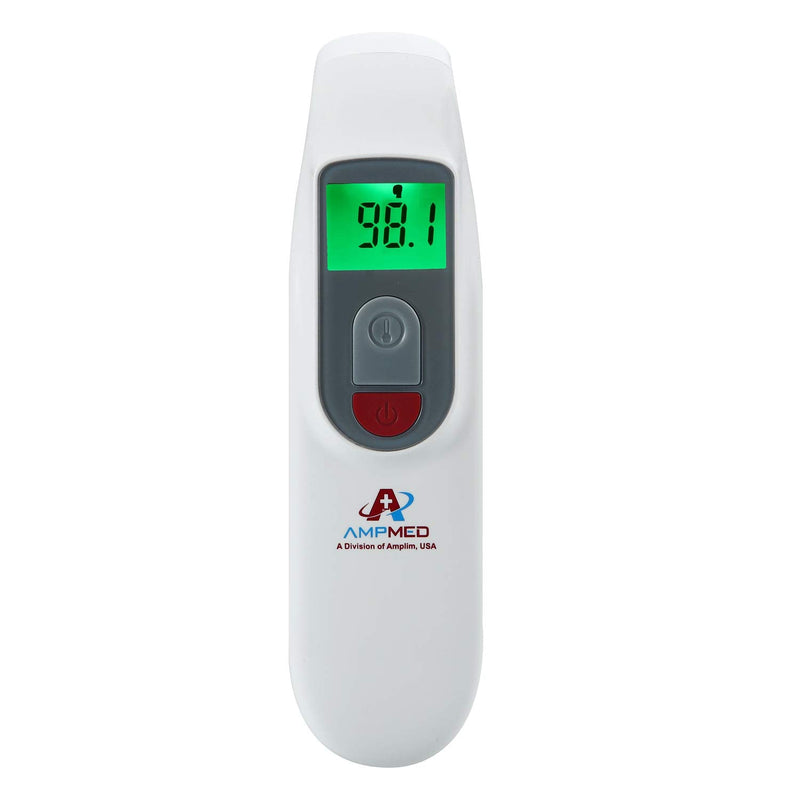 [Australia] - Amplim No Touch Forehead Thermometer | Non-Contact Medical Grade Digital Infrared Baby Thermometer for Kids Adults Infants Toddlers | Touchless Temporal Thermometer FSA HSA Eligible 