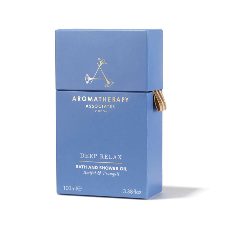 [Australia] - Aromatherapy Associates Deep Relax Bath & Shower Oil, 55ml - with Earthy Vetivert, Soothing Camomile and Comforting Sandalwood Essential Oils. 