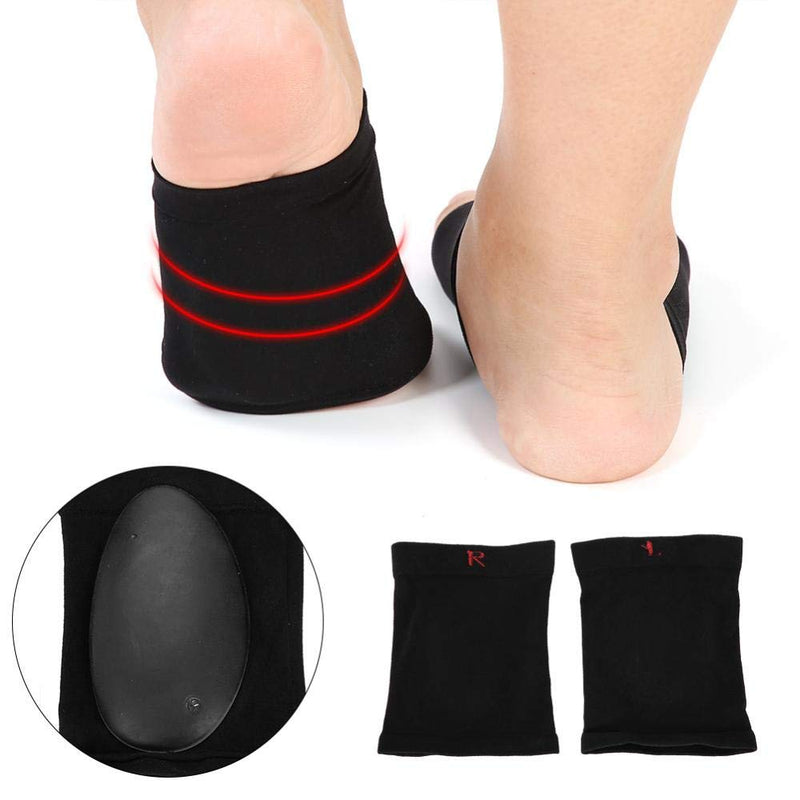 [Australia] - Gel Pads Orthotic Foot Arch Silicone Arch Sleeves Bandage Support Flatfoot Massage Orthotics with Comfort Gel Cushions 