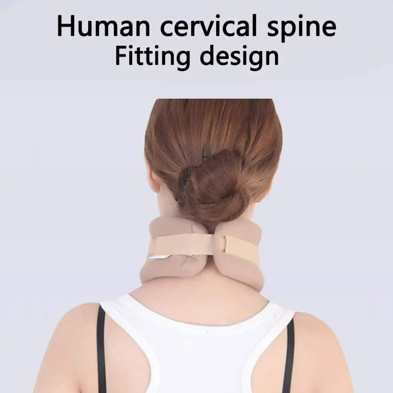 [Australia] - Kangwell Neck Support | Cozy Fabric, Magic Tape Design, Adjustable Band, Suitable for The People Have Neck Problem, Officers who Sit for A Long Time and People who Drive (Medium) Medium 