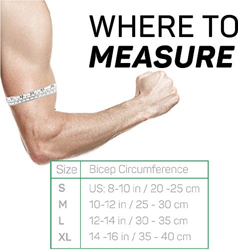 [Australia] - OS1st ES6 Elbow Compression Bracing Sleeve (One Sleeve) relieves Tennis or Golfer's Elbow, Cubital Tunnel Syndrome, Supports Damaged Tendons and Controls Forearm Pain (Small, Black) Small 