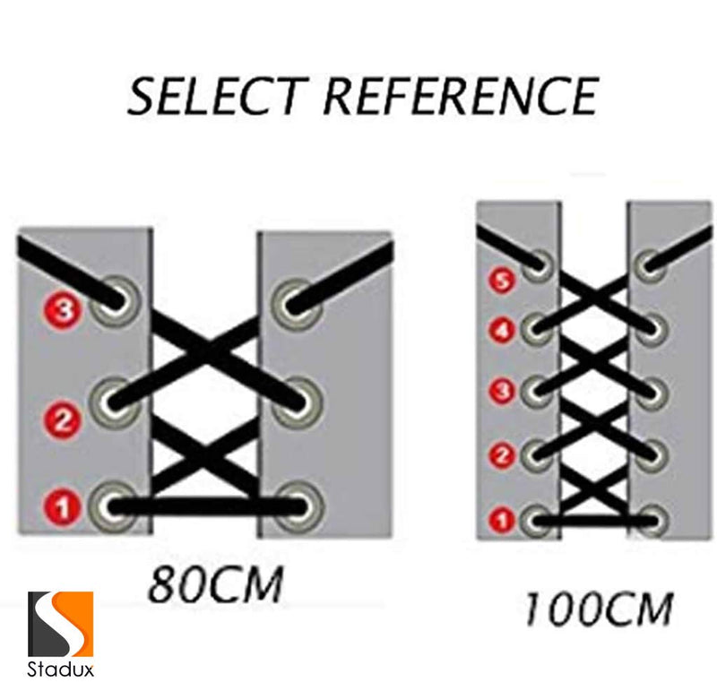 [Australia] - Round Waxed Shoelaces-For Oxford Shoes Round Dress Shoes Boots Leather Shoe Laces,2.5mm Width,80-100cm Length.… Length 100CM Black 